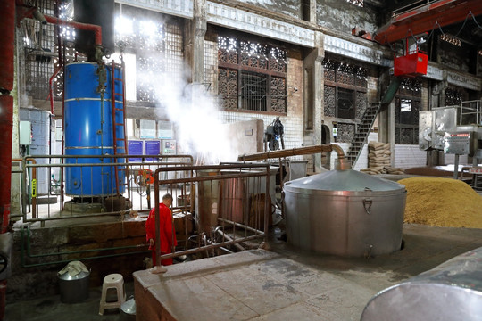 瀘州老窖釀酒車間